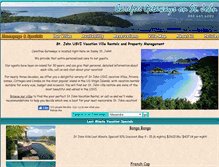 Tablet Screenshot of carefreegetaways.com